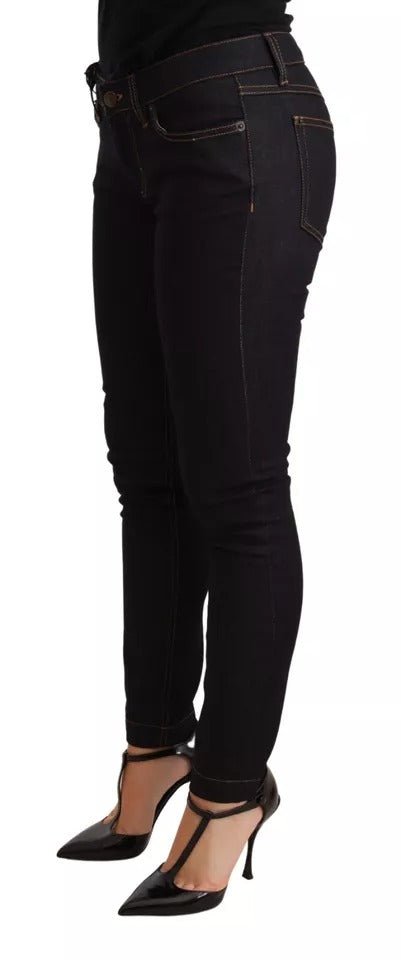 Dolce & Gabbana Blue Cotton Stretch Slim Fit Denim Jeans - RIMODA