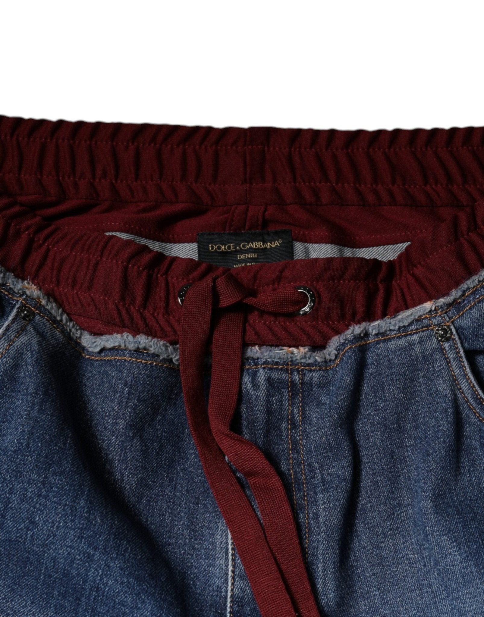 Dolce & Gabbana Blue Cotton Stretch Straight Denim Jeans - RIMODA