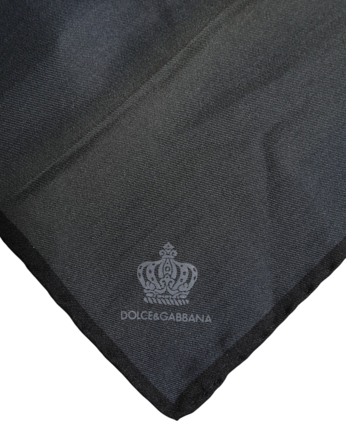 Dolce & Gabbana Blue DG Crown Silk Square Men Foulard Scarf - RIMODA