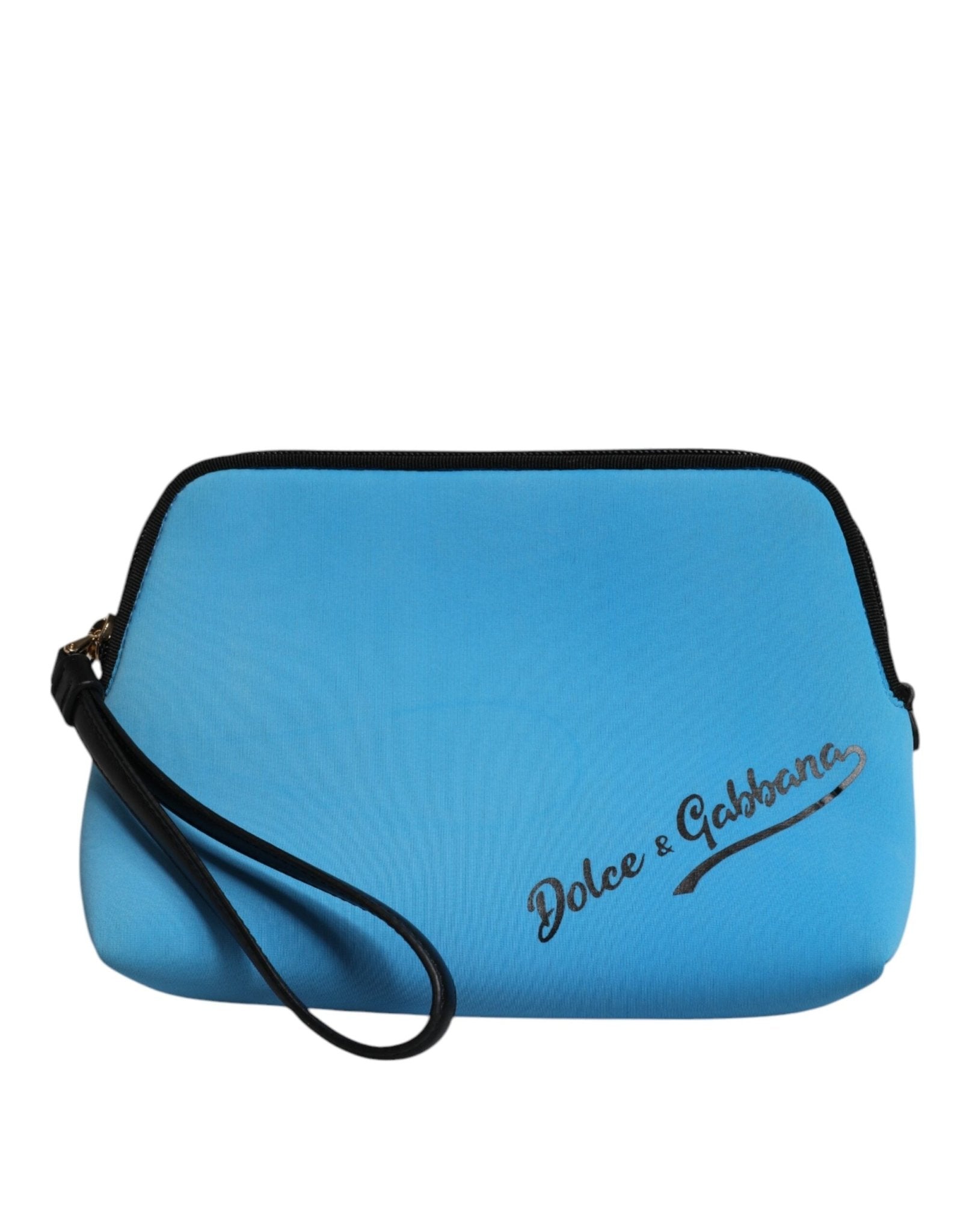 Dolce & Gabbana Blue DG Logo Print Clutch Zip Borse Pouch Bag - RIMODA