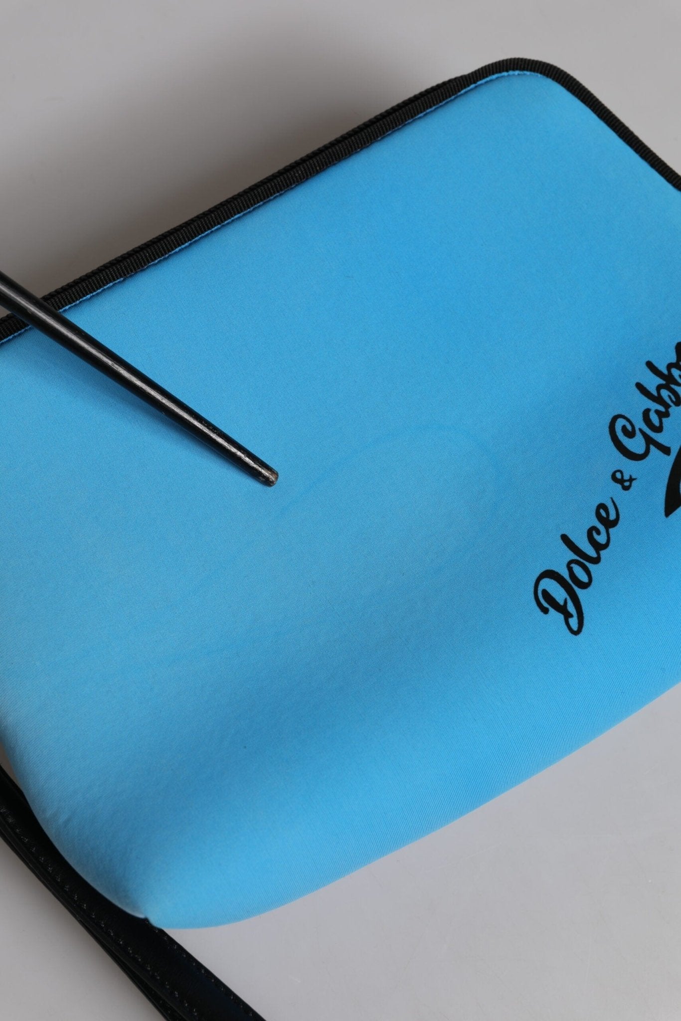 Dolce & Gabbana Blue DG Logo Print Clutch Zip Borse Pouch Bag - RIMODA