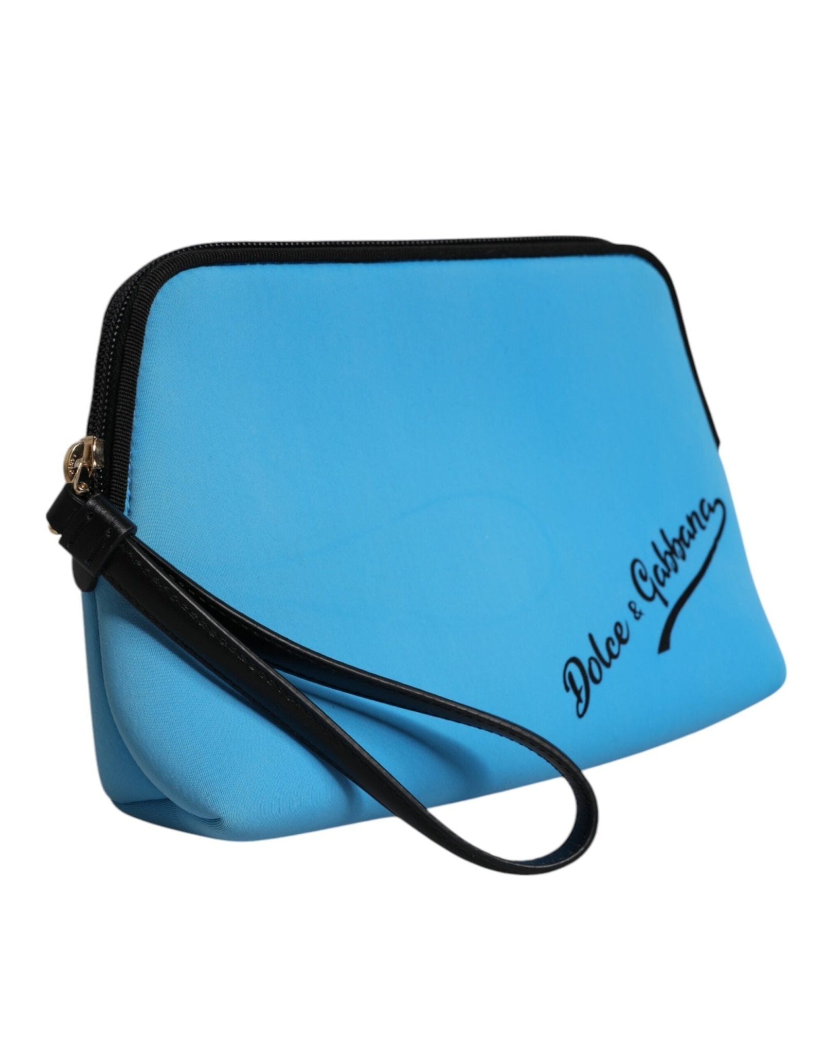 Dolce & Gabbana Blue DG Logo Print Clutch Zip Borse Pouch Bag - RIMODA