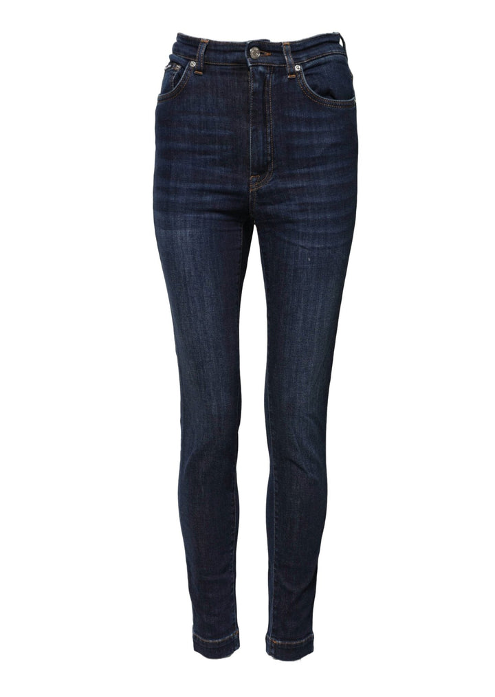 Dolce & Gabbana Blue GRACE High Waist Skinny Denim Jeans - RIMODA
