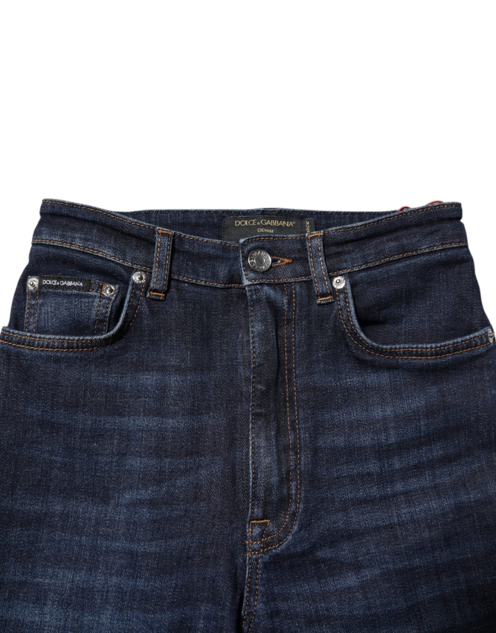 Dolce & Gabbana Blue GRACE High Waist Skinny Denim Jeans - RIMODA