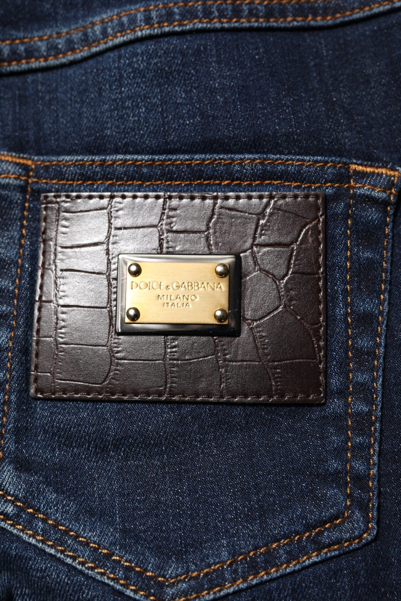 Dolce & Gabbana Blue GRACE High Waist Skinny Denim Jeans - RIMODA