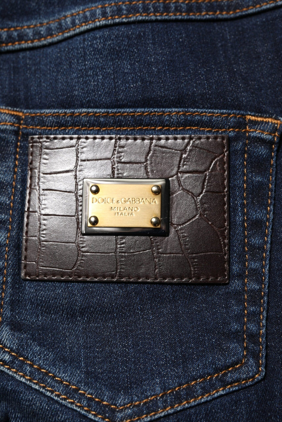 Dolce & Gabbana Blue GRACE High Waist Skinny Denim Jeans - RIMODA