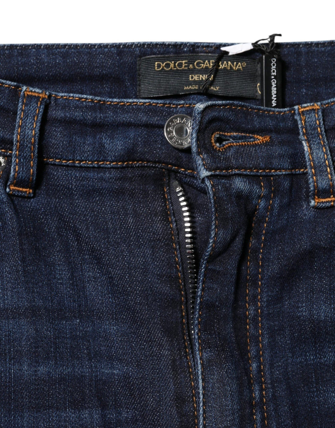 Dolce & Gabbana Blue GRACE High Waist Skinny Denim Jeans - RIMODA