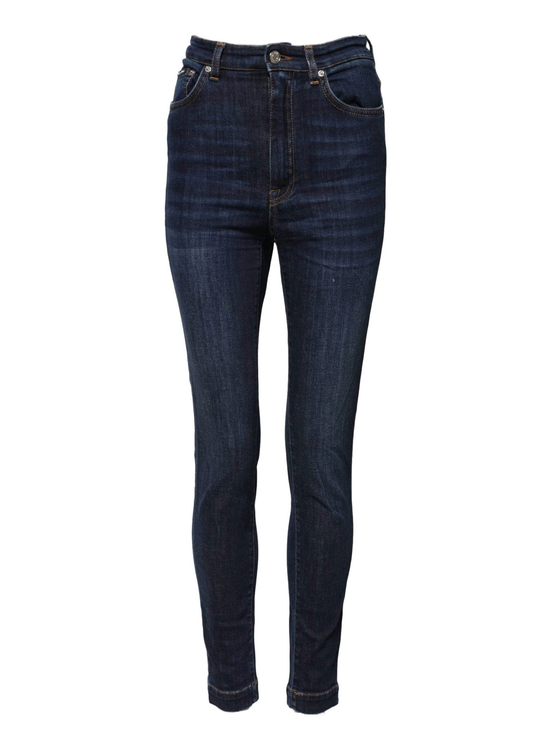 Dolce & Gabbana Blue GRACE High Waist Skinny Denim Jeans - RIMODA