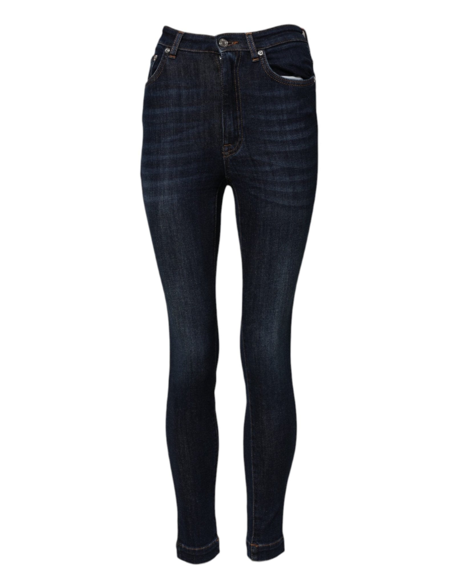 Dolce & Gabbana Blue GRACE High Waist Skinny Denim Jeans - RIMODA