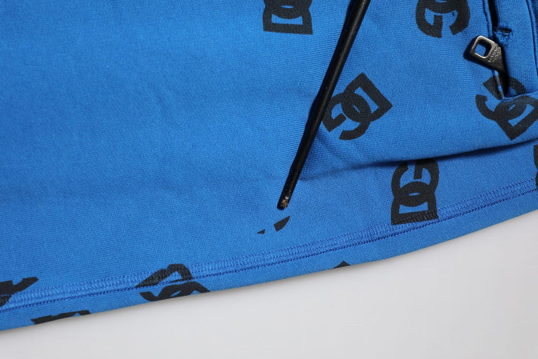 Dolce & Gabbana Blue Logo Print Jogger Men Sweatpants Pants - RIMODA