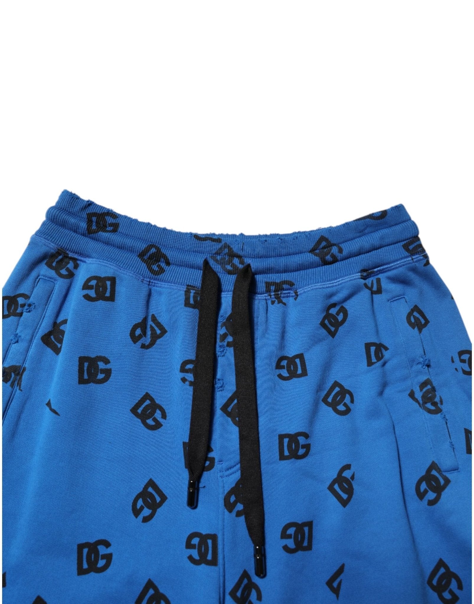 Dolce & Gabbana Blue Logo Print Jogger Men Sweatpants Pants - RIMODA