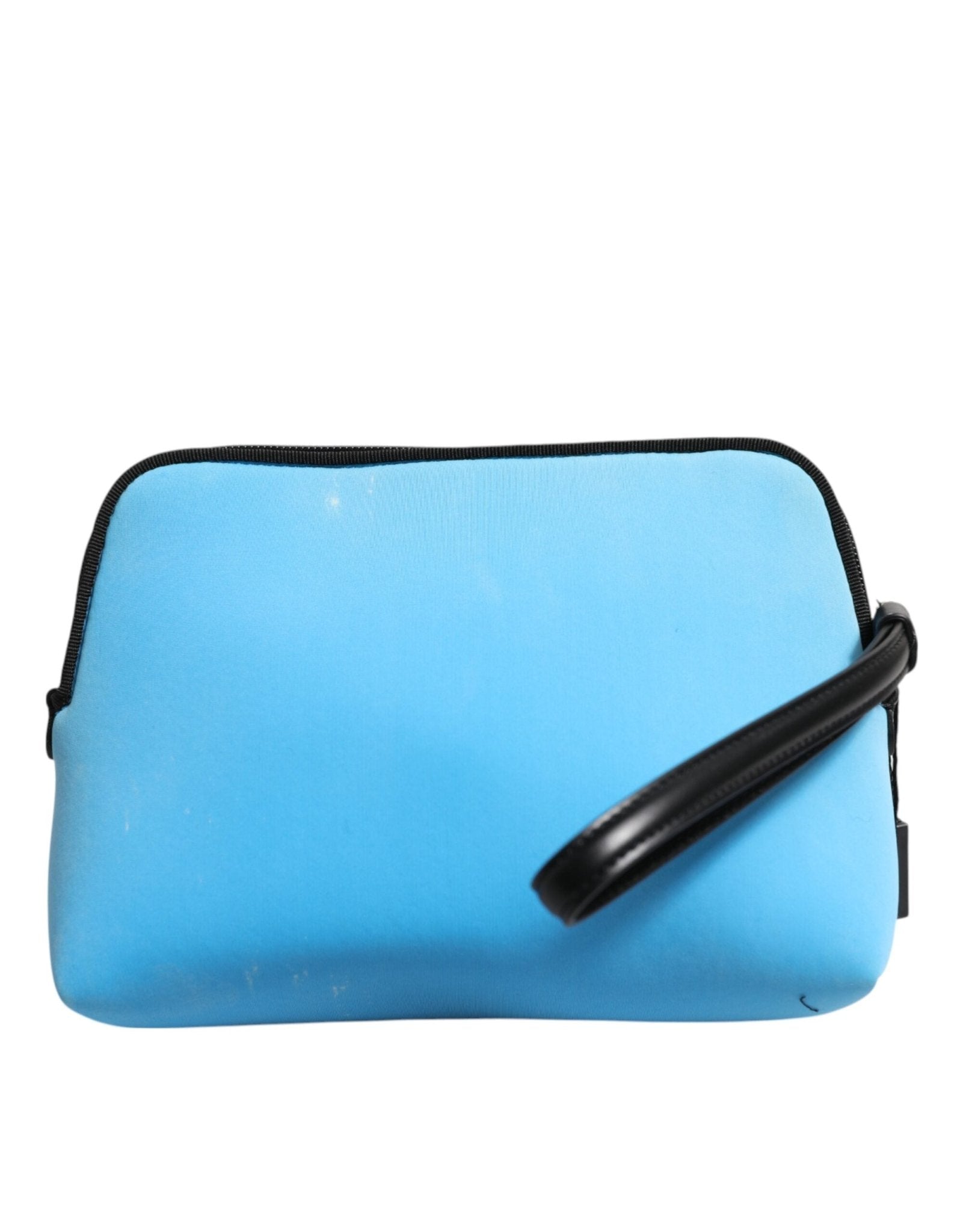 Dolce & Gabbana Blue Nylon DG Logo Print Clutch Zip Pouch Bag - RIMODA