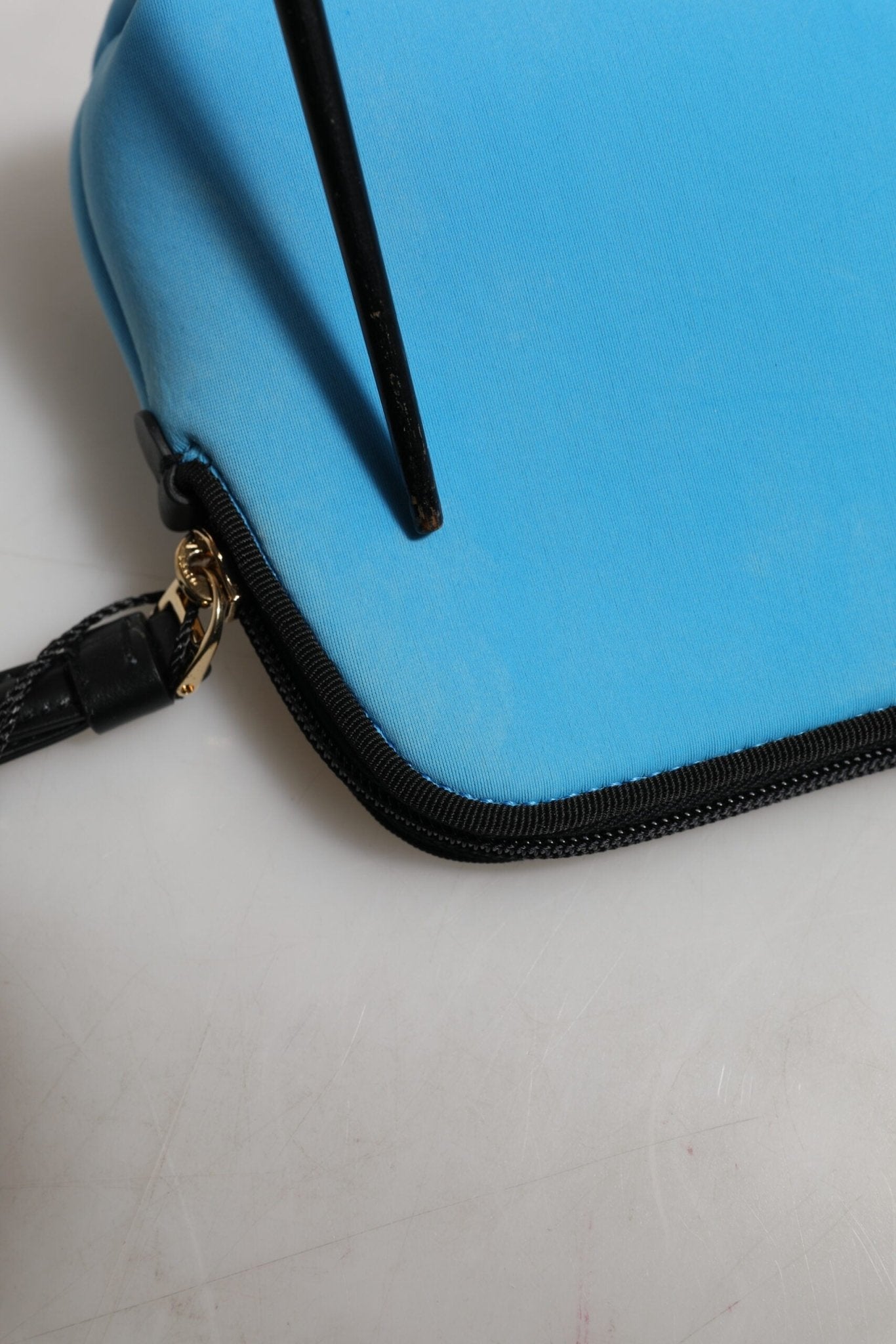 Dolce & Gabbana Blue Nylon DG Logo Print Clutch Zip Pouch Bag - RIMODA