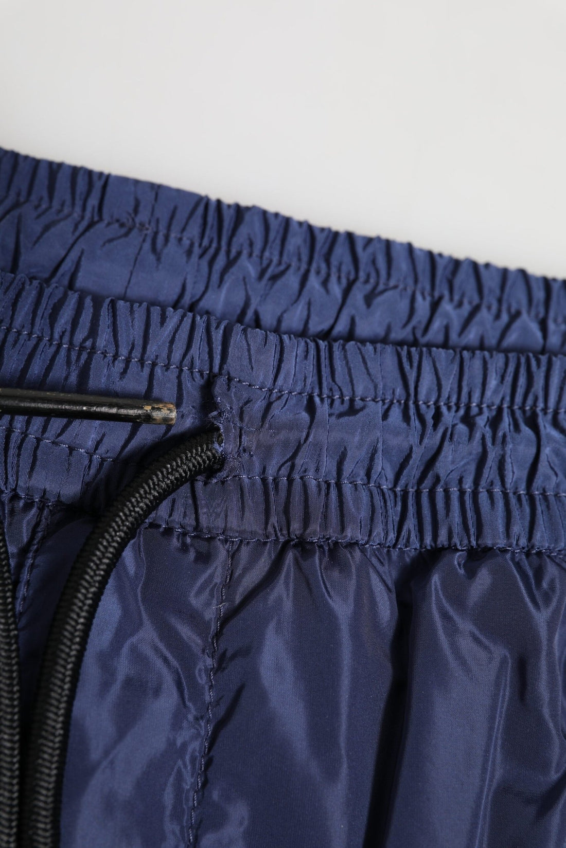Dolce & Gabbana Blue Nylon Straight Jogger Sweatpants Pants - RIMODA