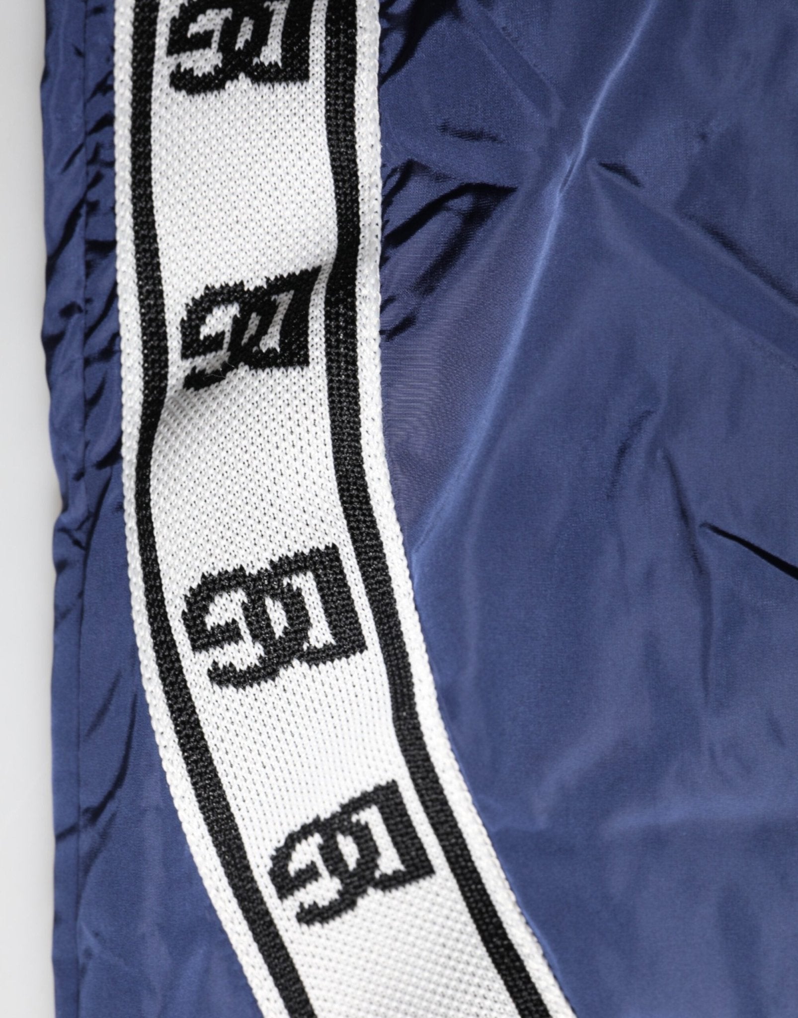 Dolce & Gabbana Blue Nylon Straight Jogger Sweatpants Pants - RIMODA