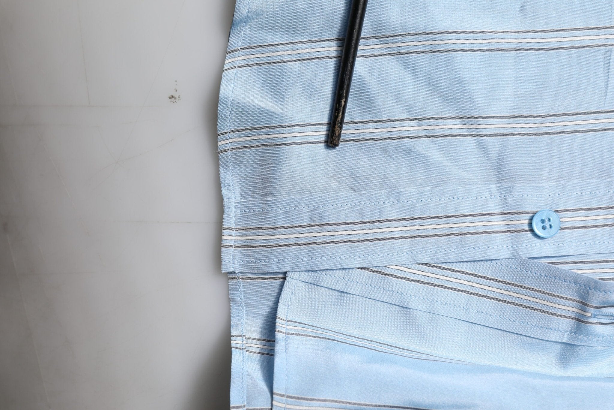 Dolce & Gabbana Blue Striped MARTINI Long Sleeve Dress Shirt - RIMODA
