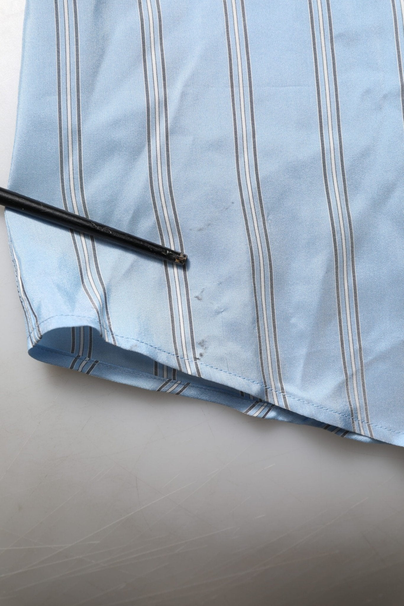 Dolce & Gabbana Blue Striped MARTINI Long Sleeves Dress Shirt - RIMODA