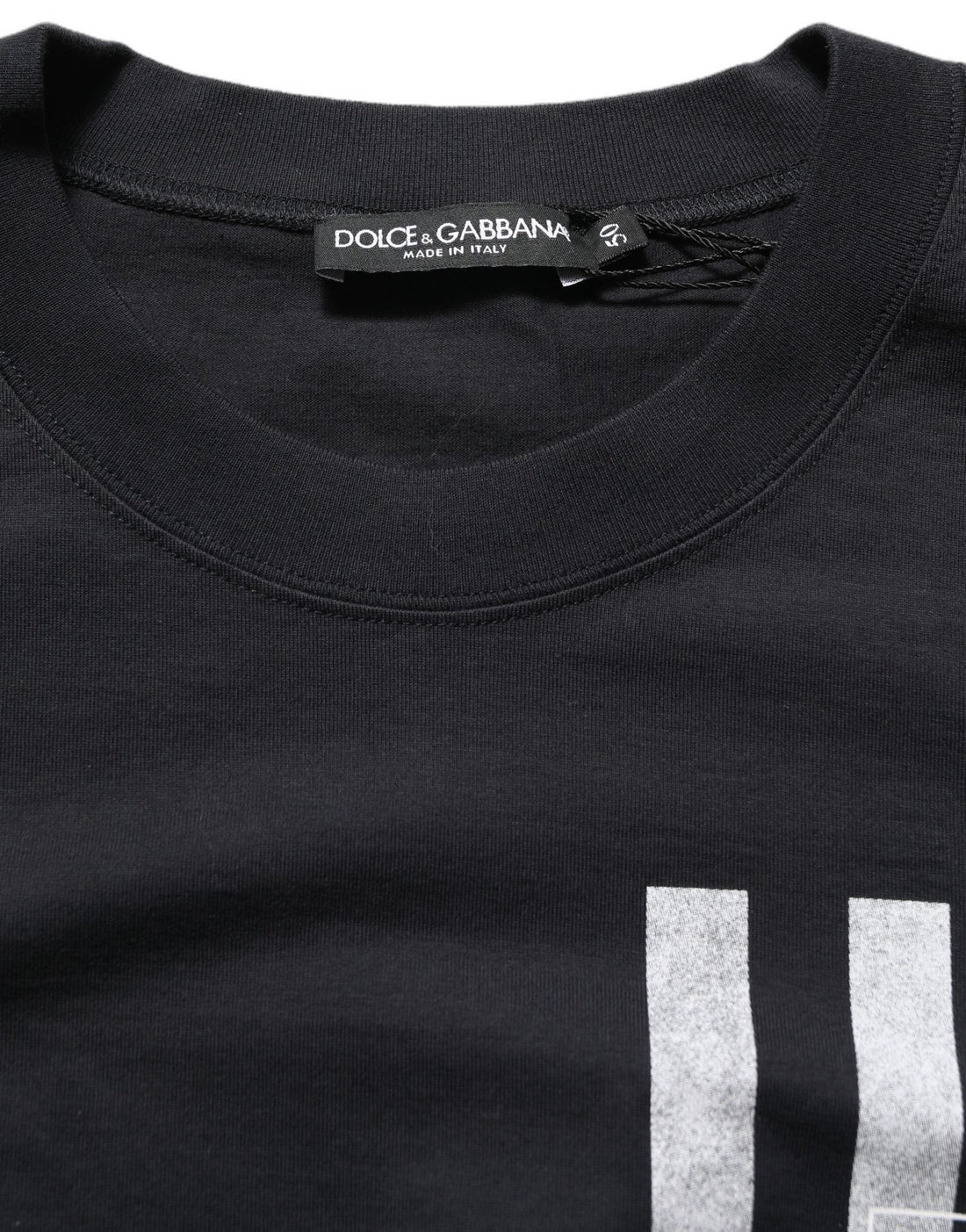 Dolce & Gabbana Blue Striped Print Cotton Crew Neck T-shirt - RIMODA