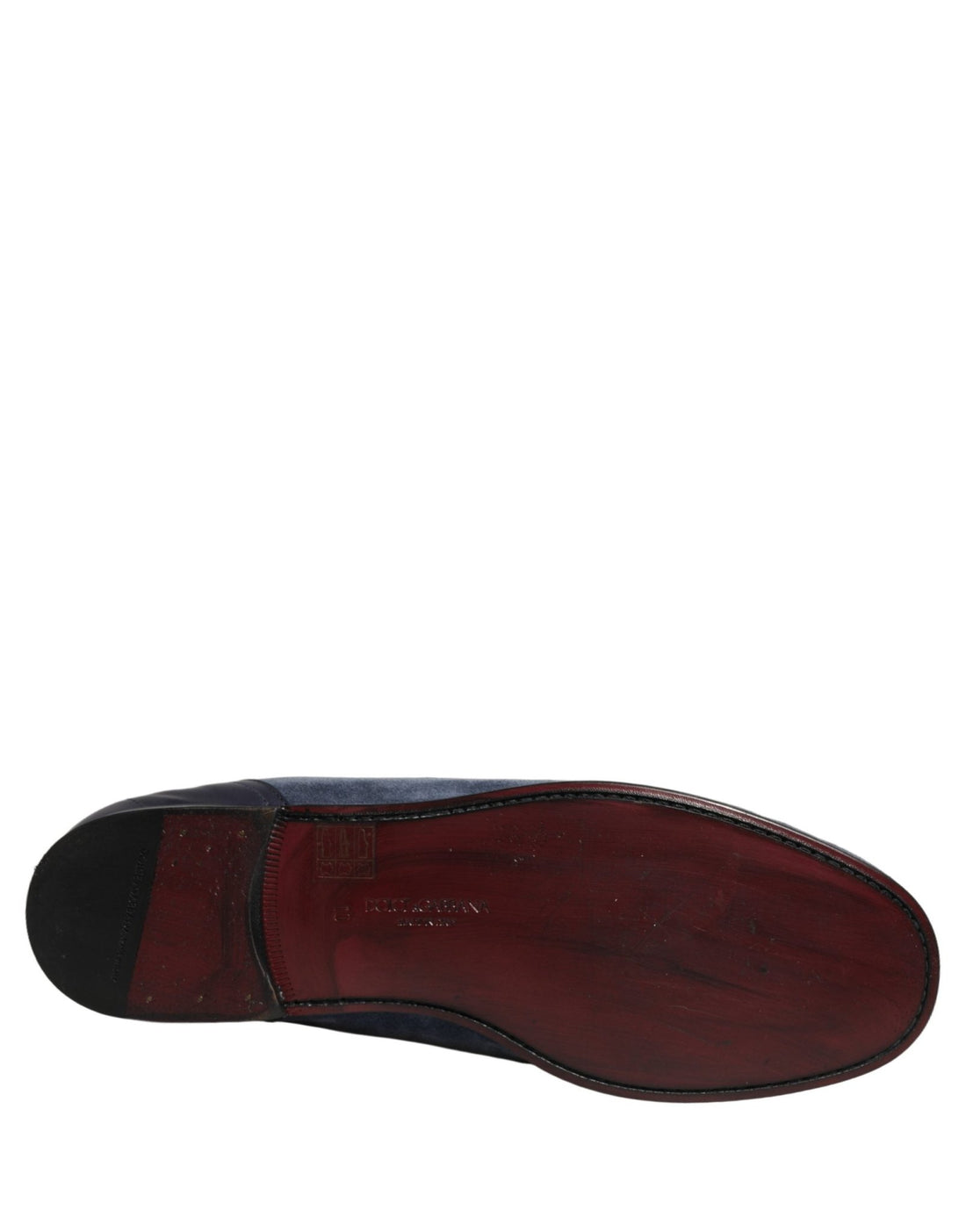 Dolce & Gabbana Blue Suede Leather Loafers Moccasins Shoes - RIMODA