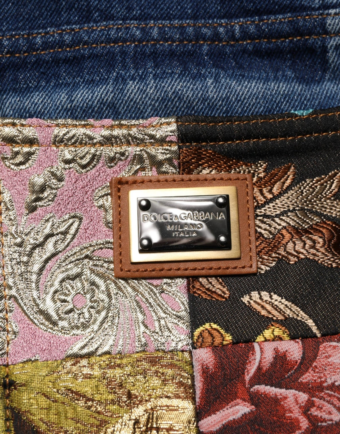 Dolce & Gabbana Blue Tattered High Waist Women Denim Jeans - RIMODA