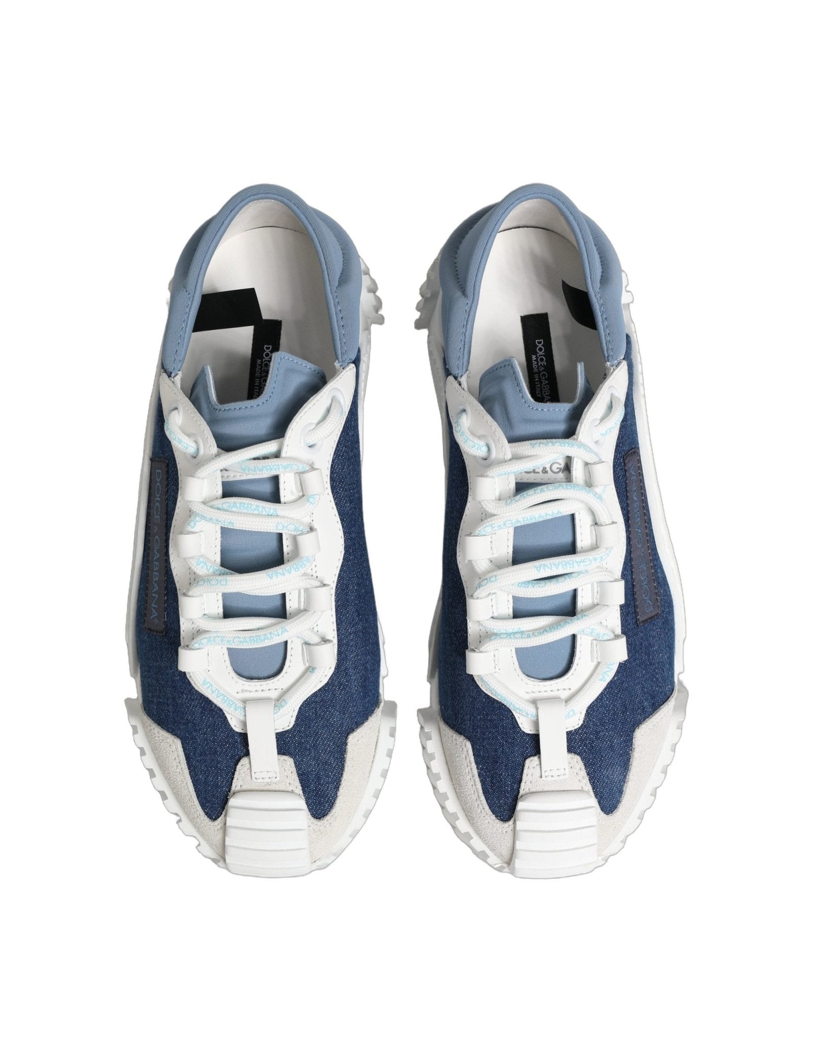 Dolce & Gabbana Blue White Low Top NS1 Sneakers Shoes - RIMODA