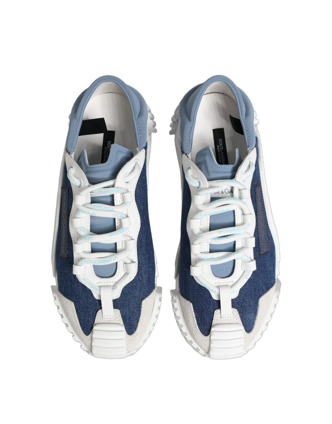 Dolce & Gabbana Blue White Low Top NS1 Sneakers Shoes - RIMODA