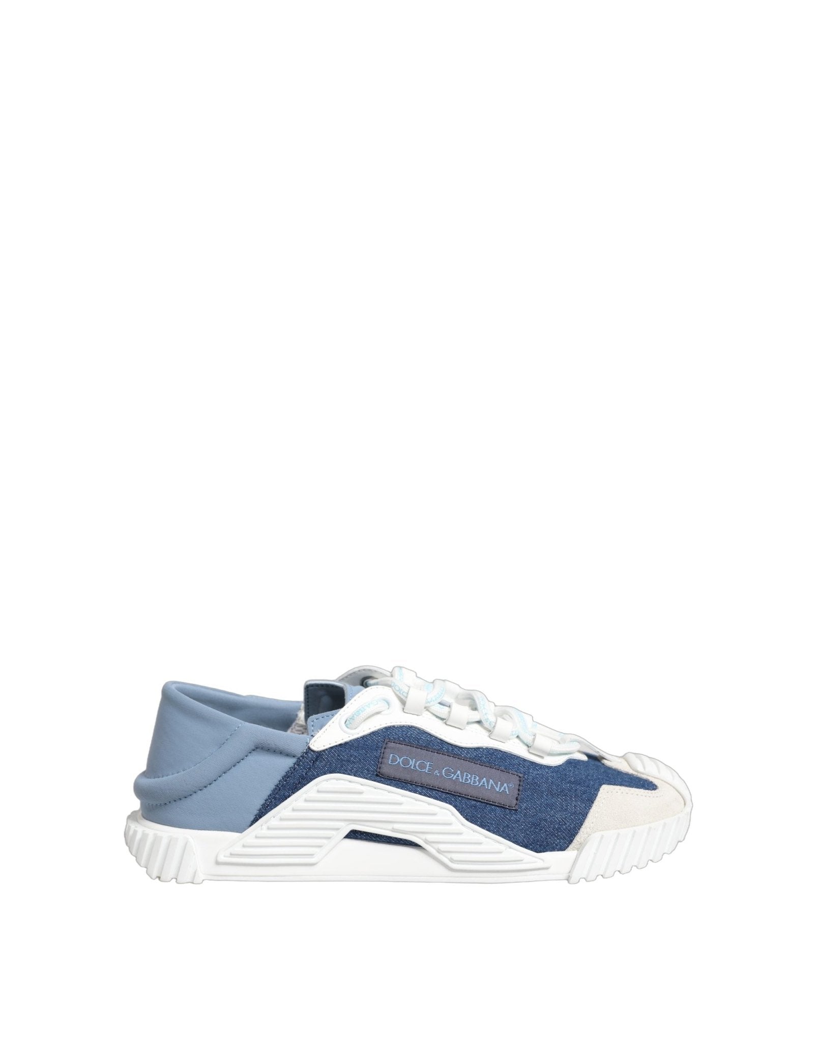Dolce & Gabbana Blue White Low Top NS1 Sneakers Shoes - RIMODA