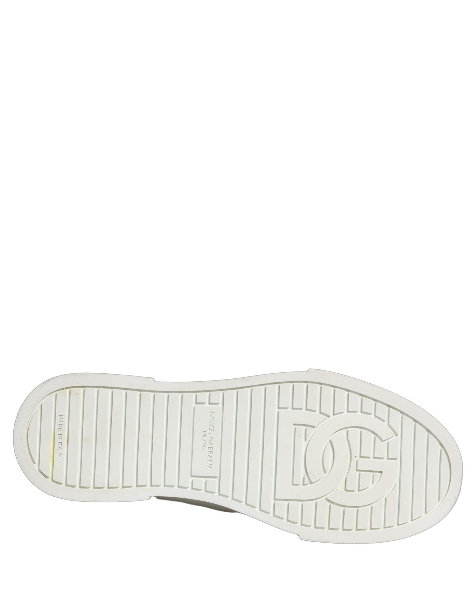 Dolce & Gabbana Blue White Sequin Logo Low Top Sneakers Shoes - RIMODA