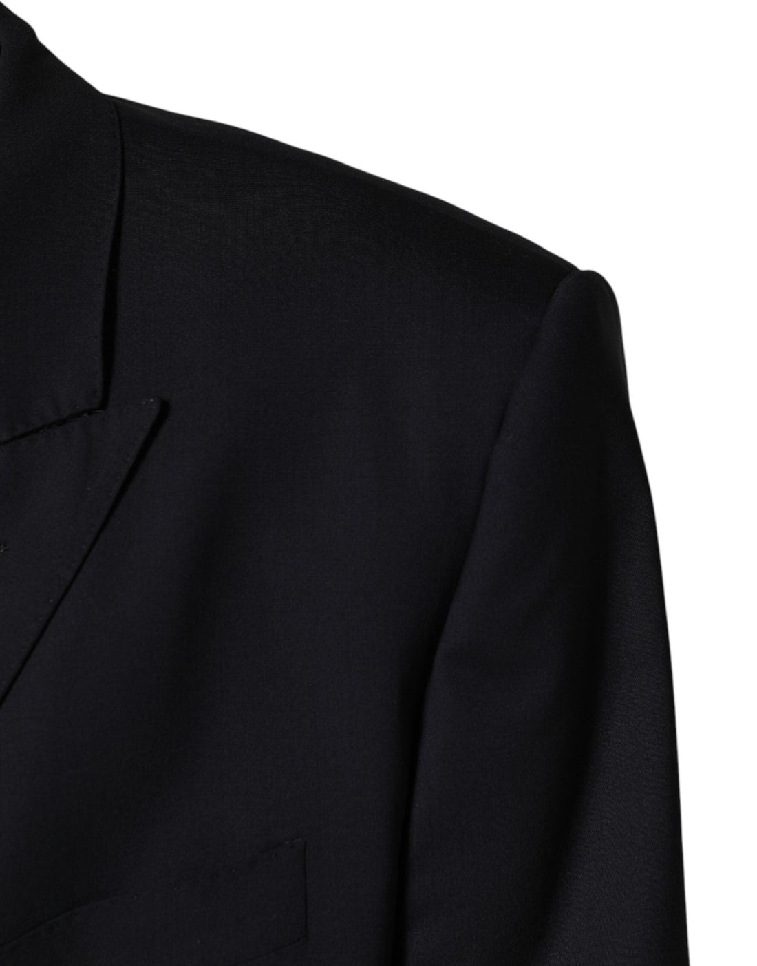 Dolce & Gabbana Blue Wool Double Breasted 2 Piece Men Suit - RIMODA