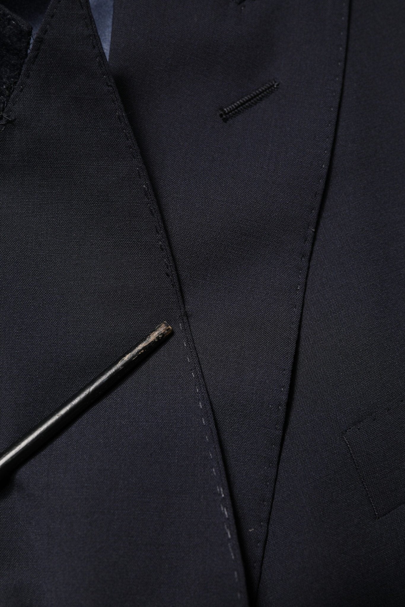Dolce & Gabbana Blue Wool Double Breasted 2 Piece Men Suit - RIMODA