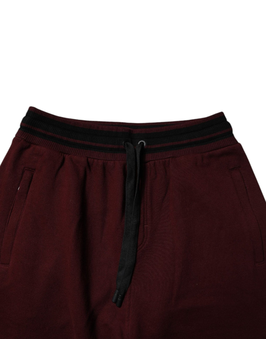 Dolce & Gabbana Bordeaux Cotton Jogger Men Sweatpants Pants - RIMODA