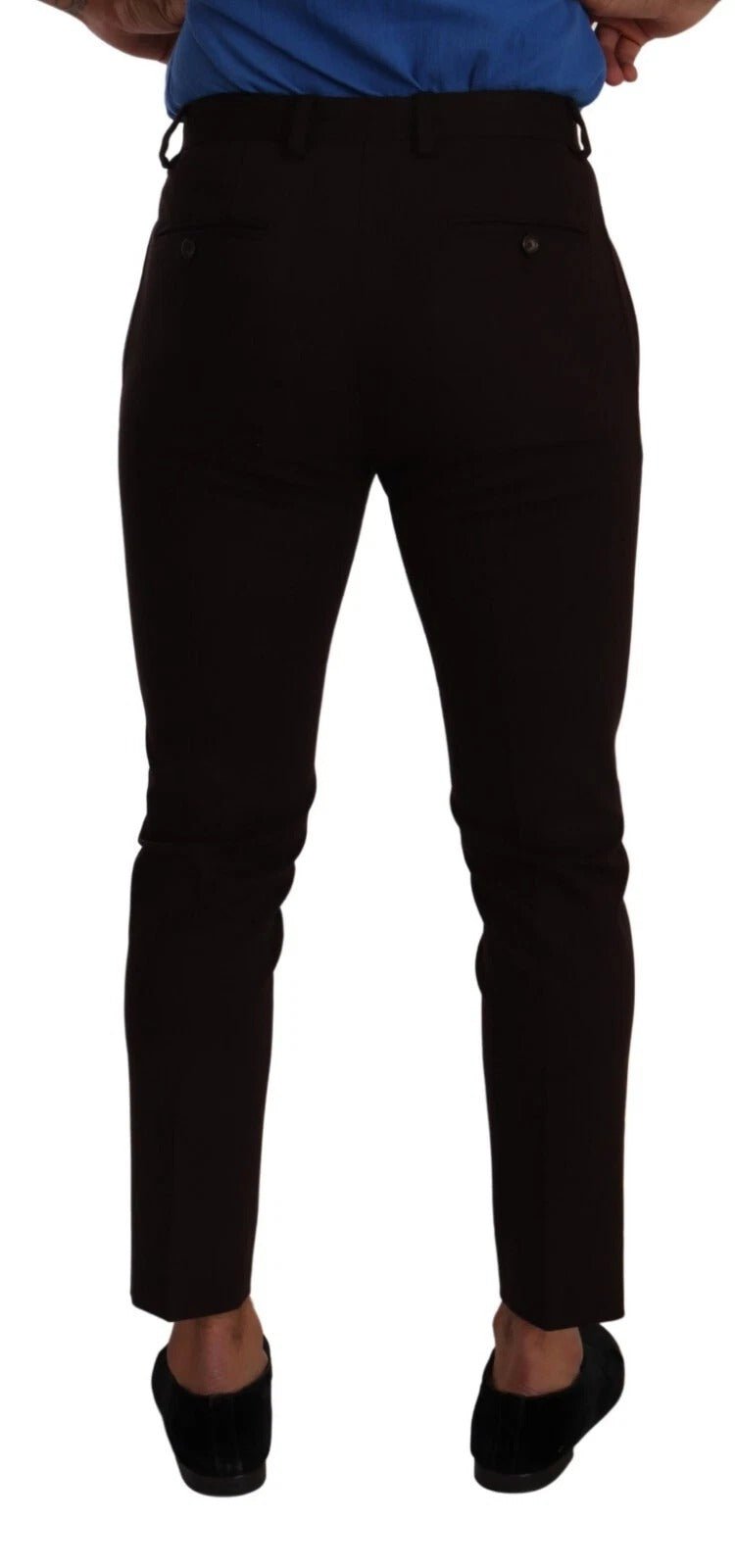 Dolce & Gabbana Bordeaux Cotton Stretch Skinny Trouser - RIMODA