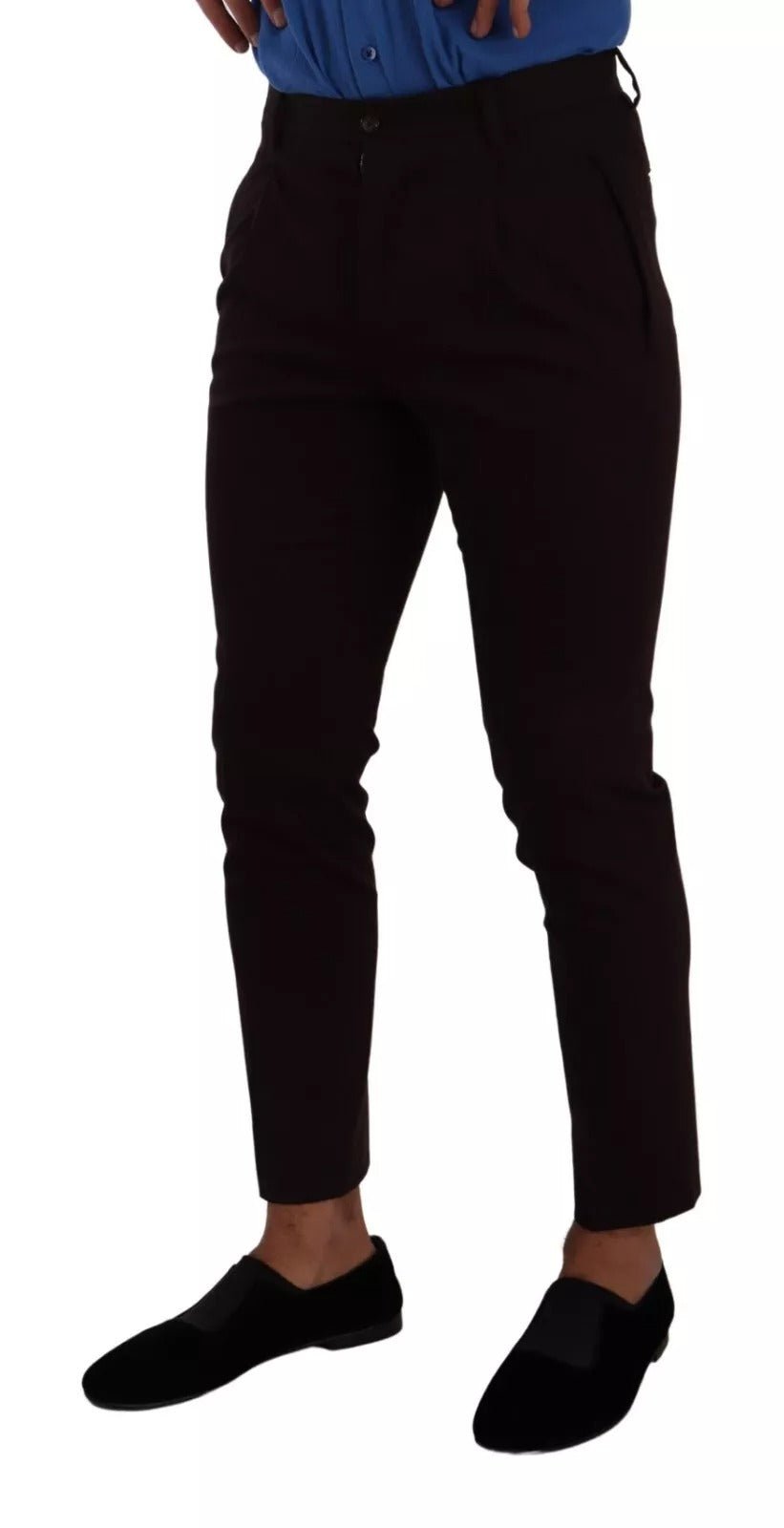 Dolce & Gabbana Bordeaux Cotton Stretch Skinny Trouser - RIMODA