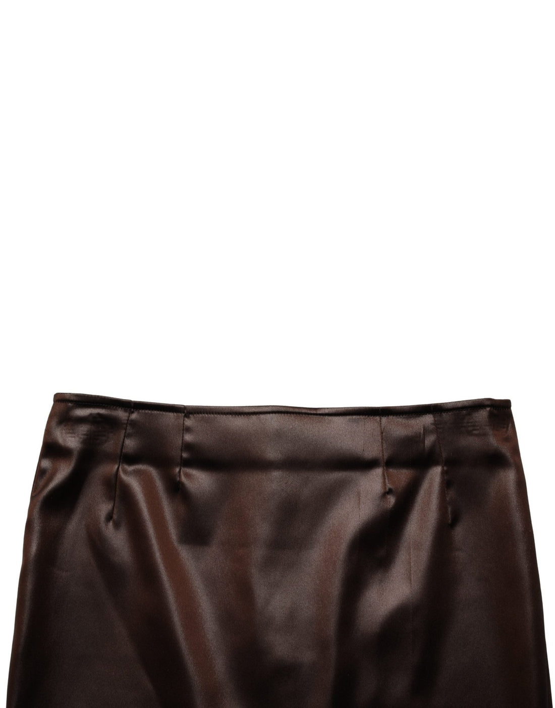 Dolce & Gabbana Brown Acetate High - Waisted Pencil Cut Skirt - RIMODA