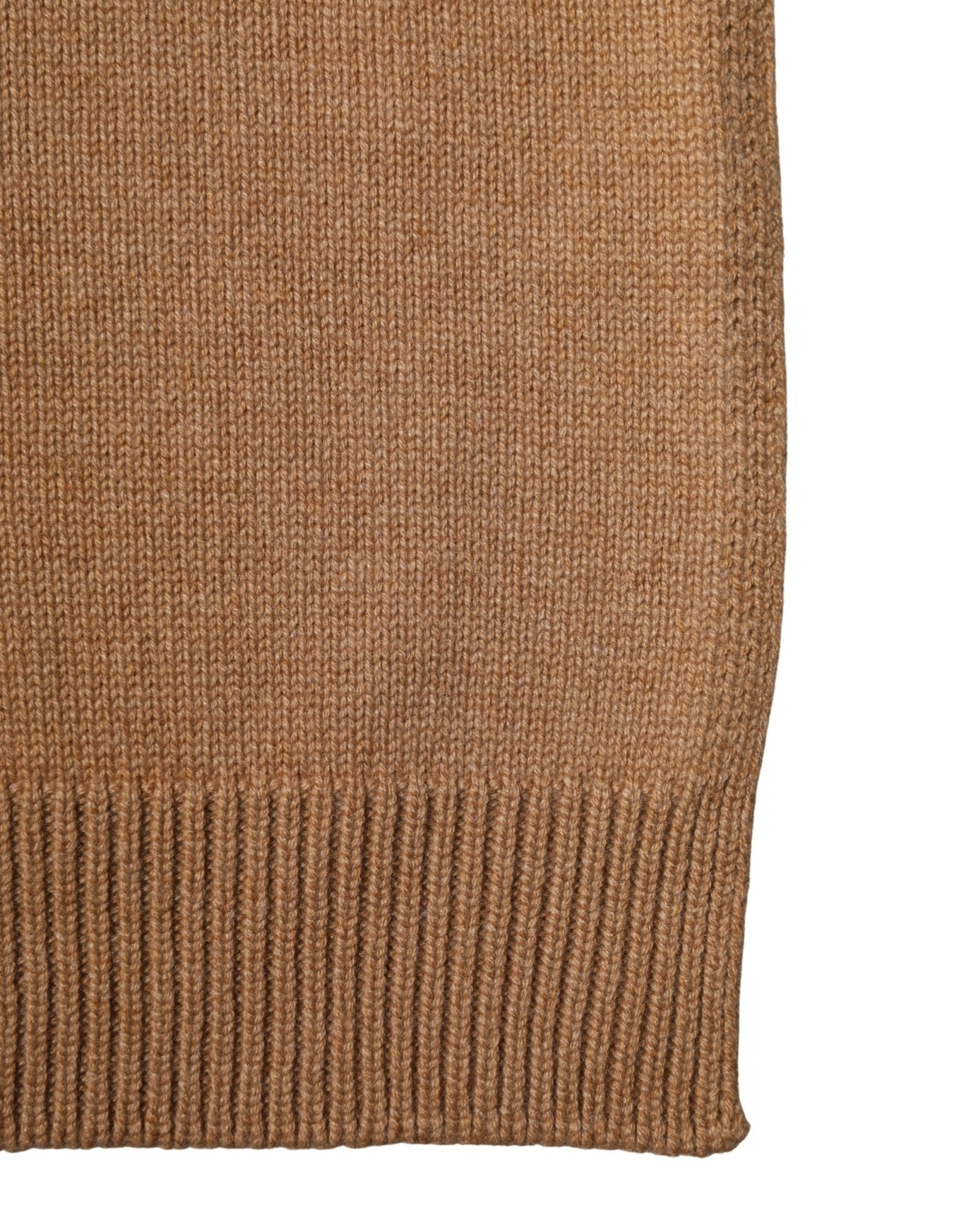 Dolce & Gabbana Brown Cashmere Knitted Men Neck Warmer One Size Scarf - RIMODA
