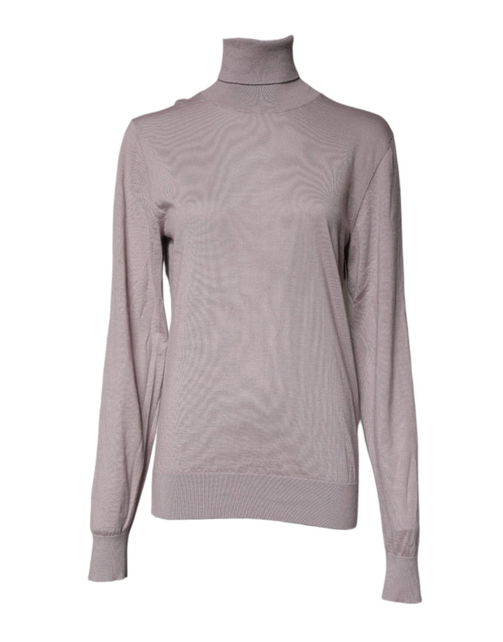 Dolce & Gabbana Brown Cashmere Turtleneck Pullover Sweater - RIMODA