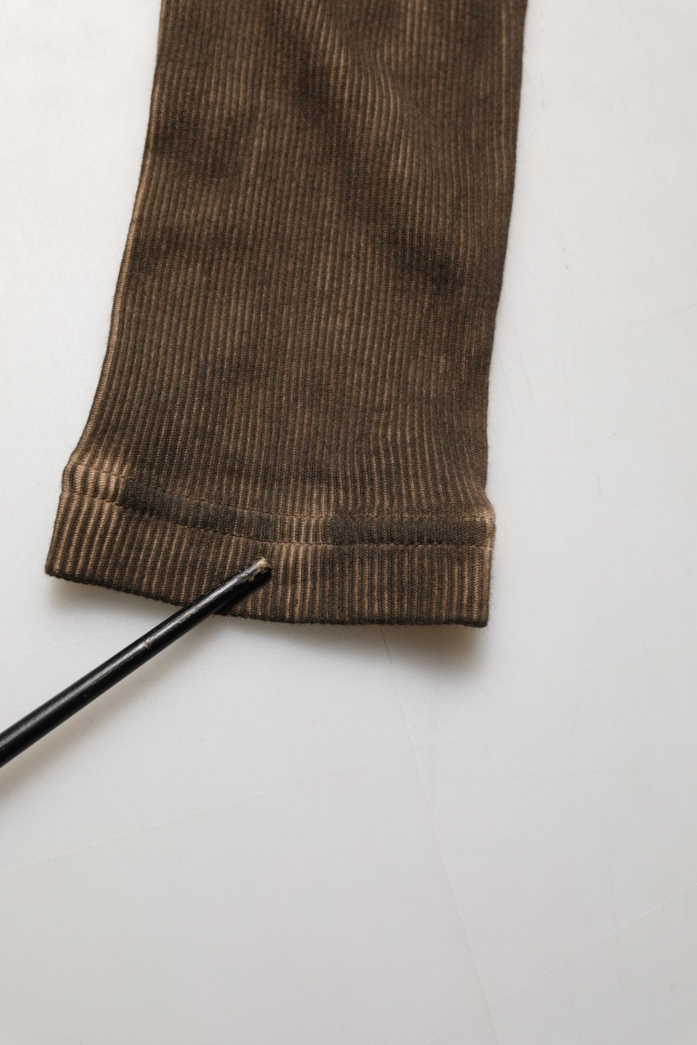 Dolce & Gabbana Brown Cotton Buttoned Henley Pullover Sweater - RIMODA
