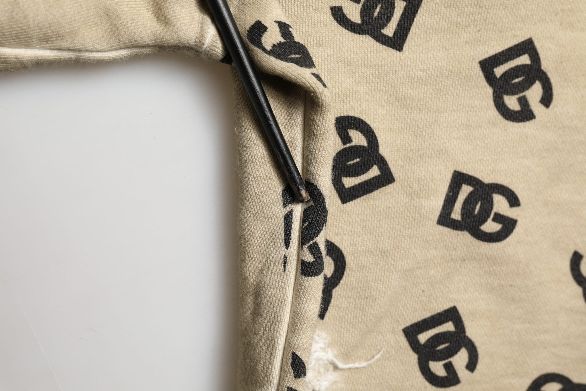 Dolce & Gabbana Brown Cotton Logo Hooded Sweatshirt Sweater - RIMODA