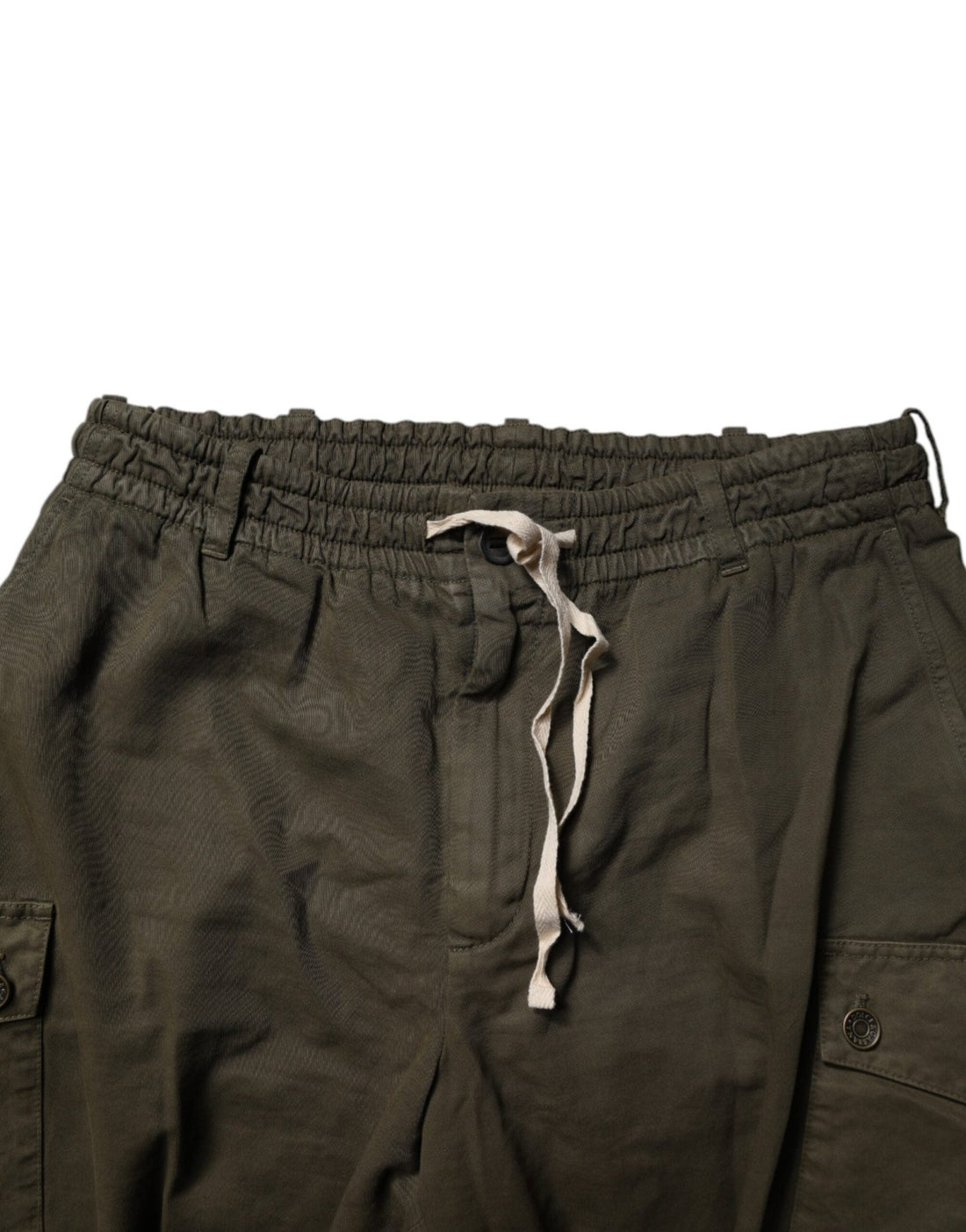 Dolce & Gabbana Brown Cotton Stretch Cargo Pants - RIMODA