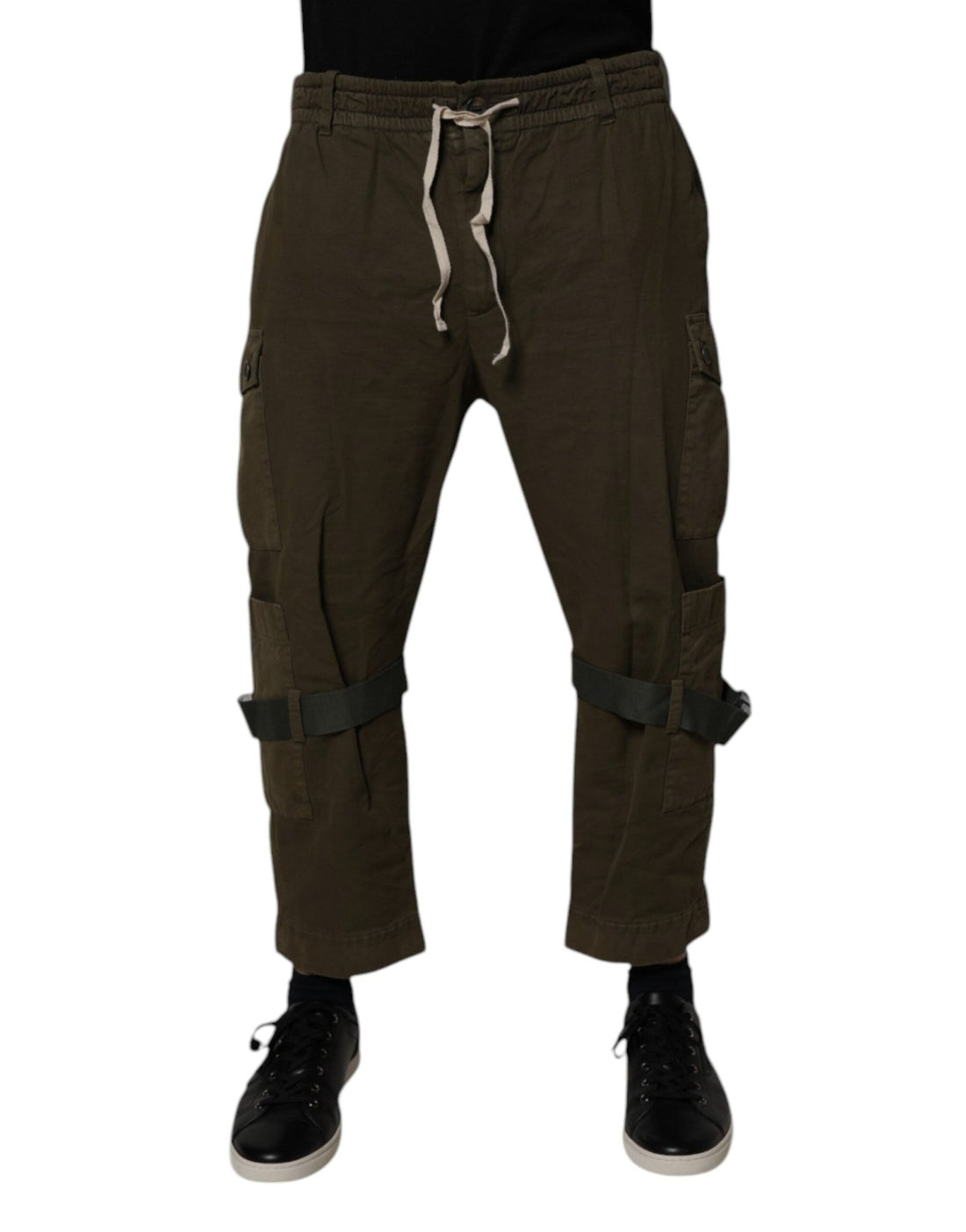 Dolce & Gabbana Brown Cotton Stretch Cargo Pants - RIMODA