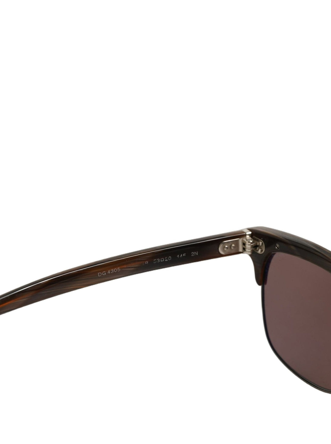 Dolce & Gabbana Brown DG4305 Striped Acetate Frame Eyewear Sunglasses - RIMODA