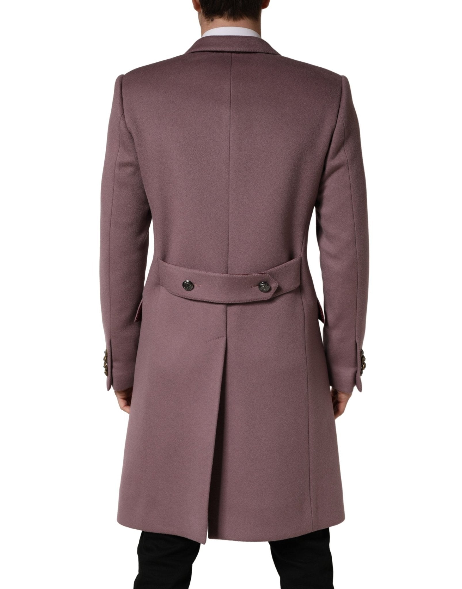 Dolce & Gabbana Brown Double Breasted Men Trench Coat Jacket - RIMODA