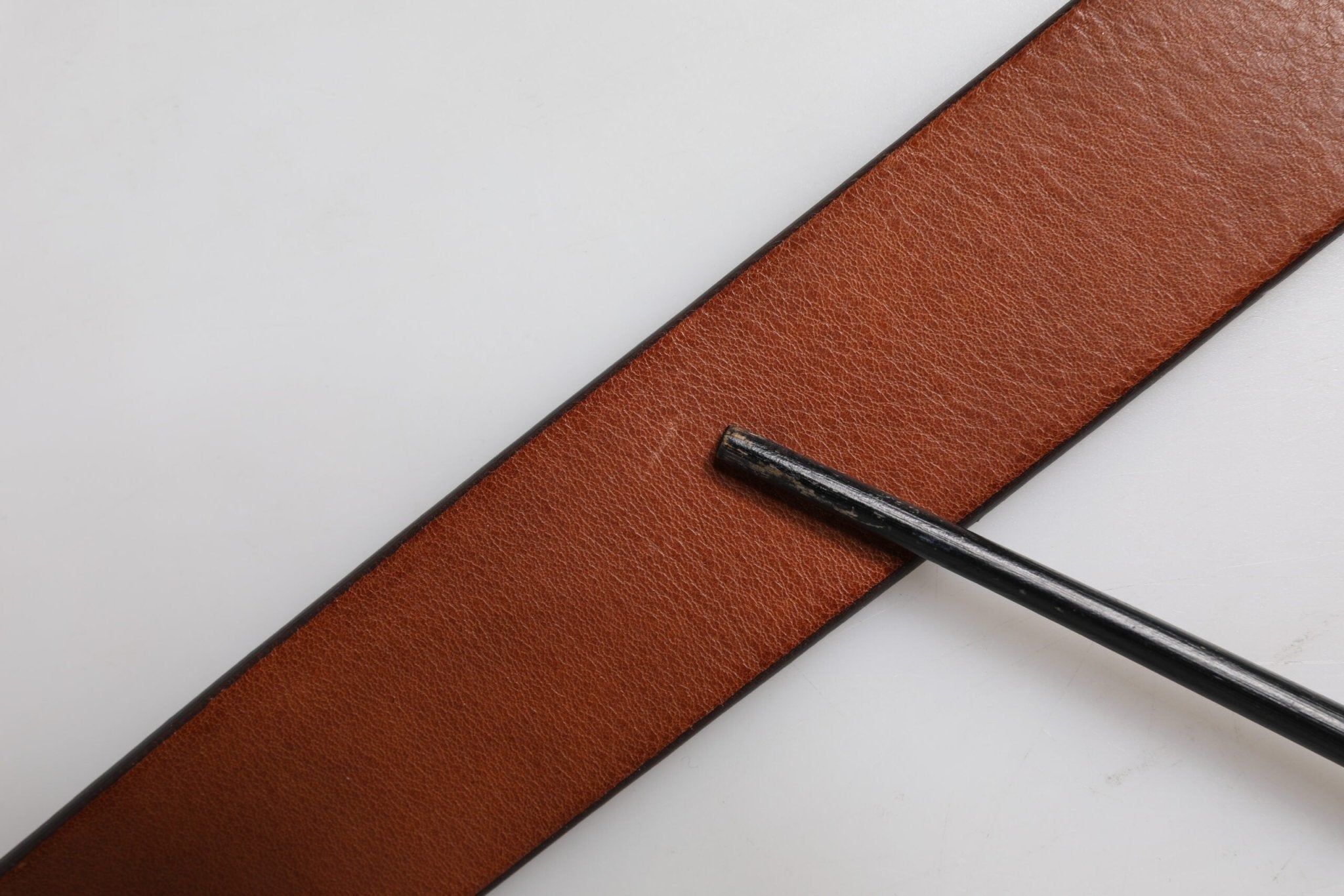 Dolce & Gabbana Brown Leather Gold Crystal Buckle Belt - RIMODA