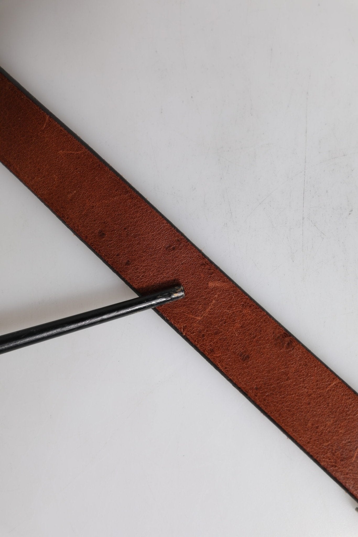 Dolce & Gabbana Brown Leather Metal Buckle Classic Belt - RIMODA