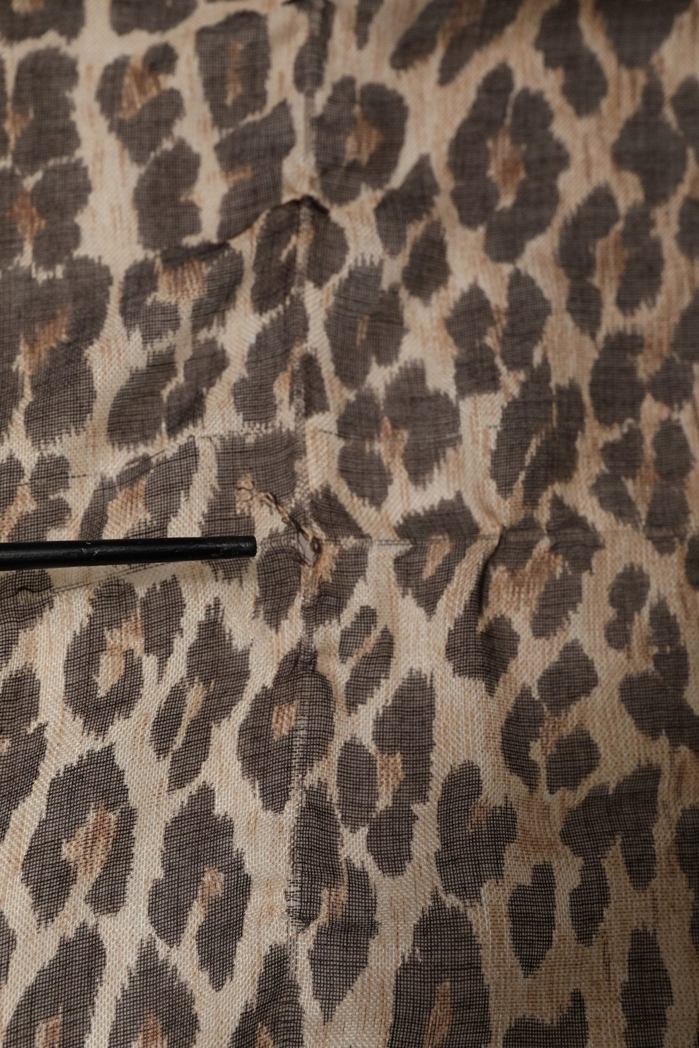 Dolce & Gabbana Brown Leopard Cashmere Shawl Stole Scarf - RIMODA