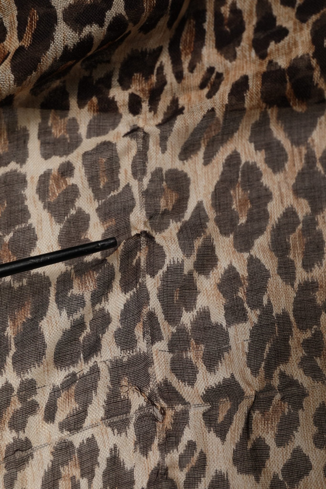 Dolce & Gabbana Brown Leopard Cashmere Shawl Stole Scarf - RIMODA