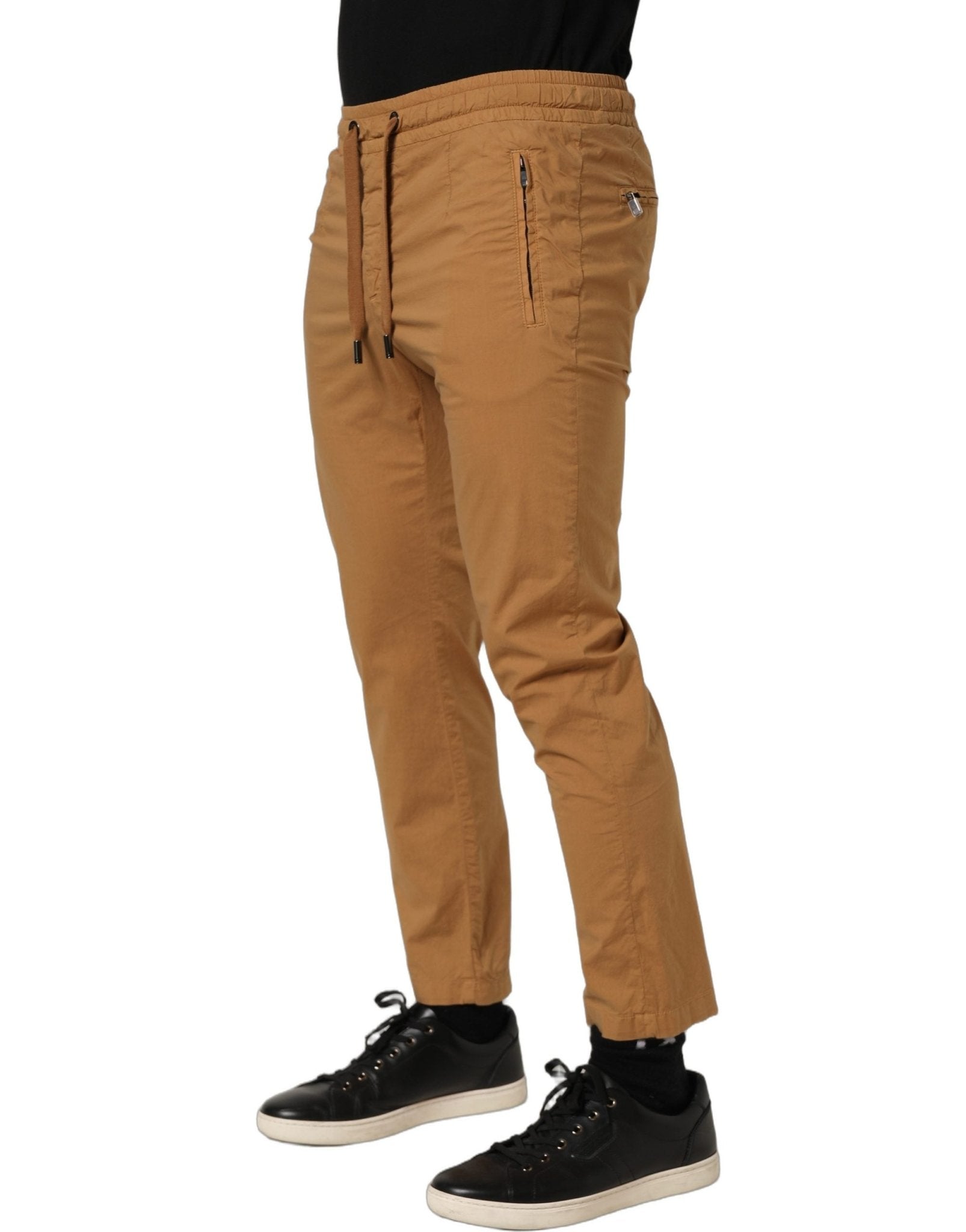 Dolce & Gabbana Brown MidWaist Skinny Jogger Sweatpants Pants - RIMODA