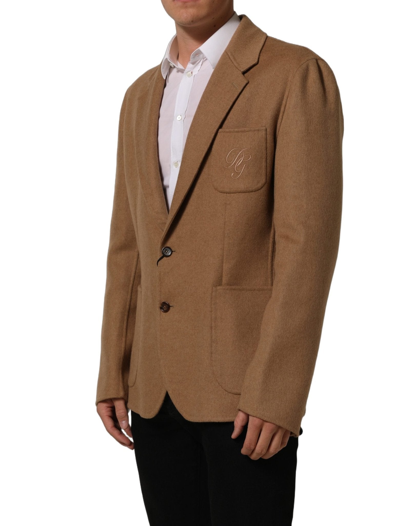 Dolce & Gabbana Brown Single Breasted 2 Button Suit Jacket - RIMODA