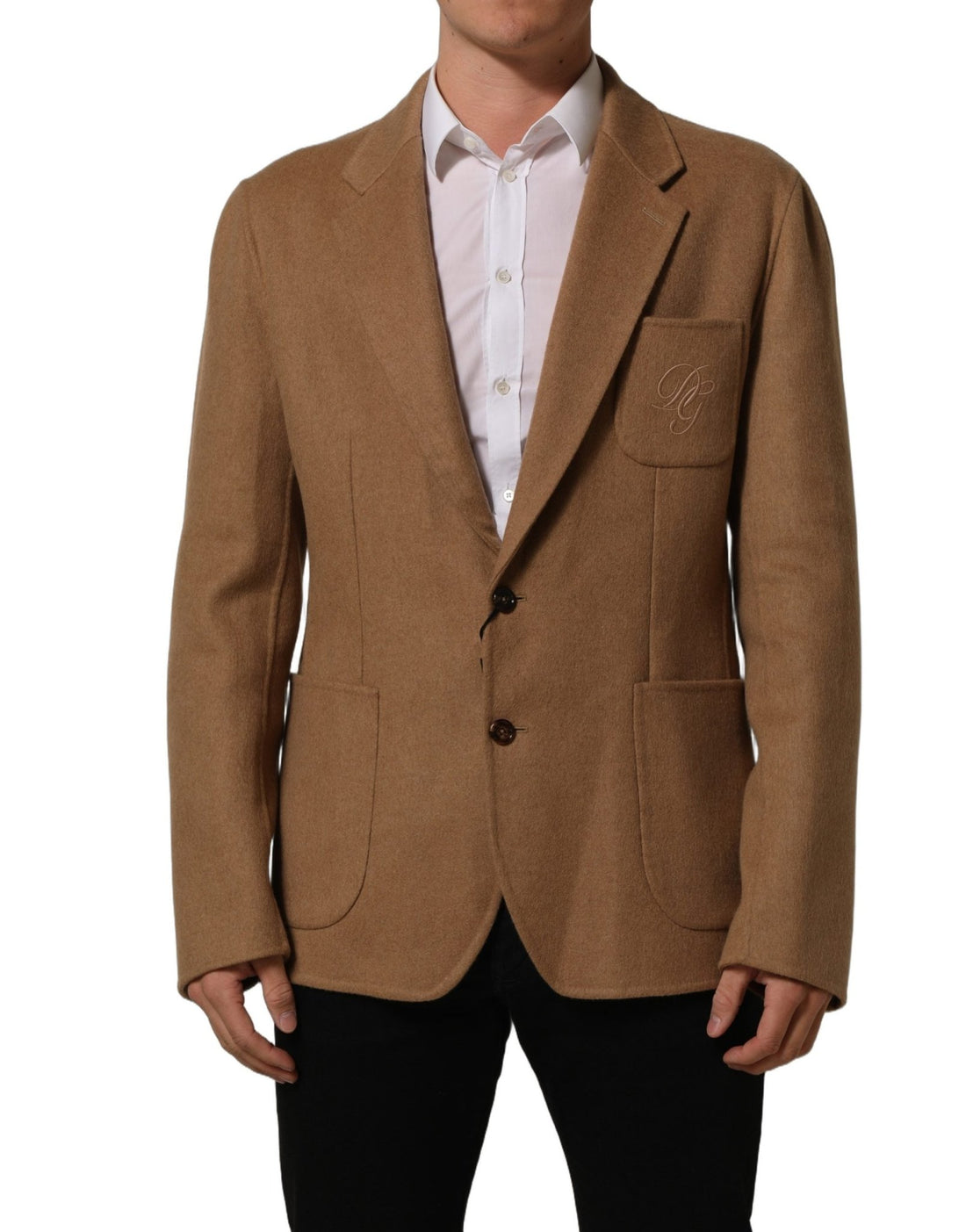 Dolce & Gabbana Brown Single Breasted 2 Button Suit Jacket - RIMODA
