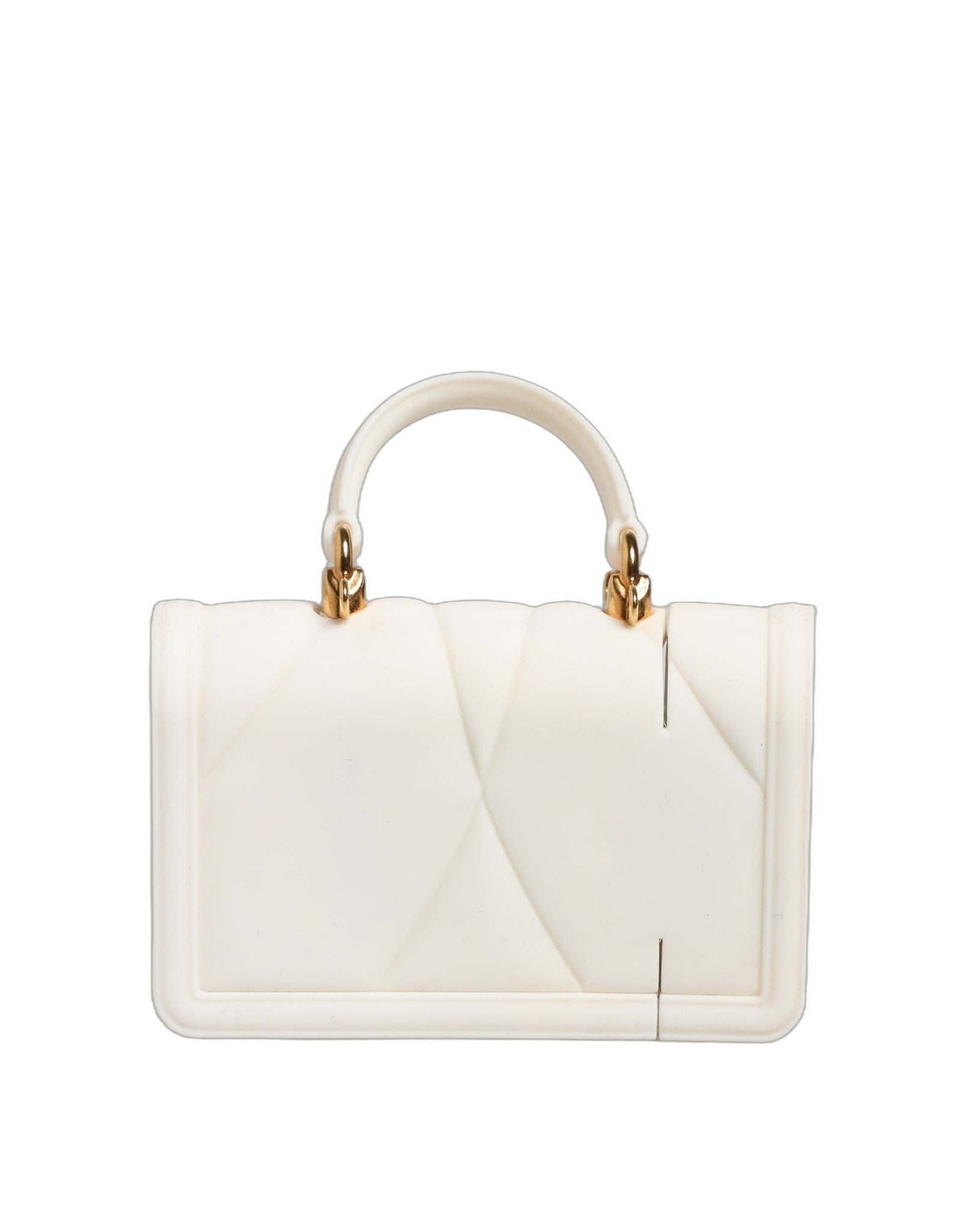 Dolce & Gabbana Case White Silicone Devotion Heart Cover Hand Bag Airpod - RIMODA